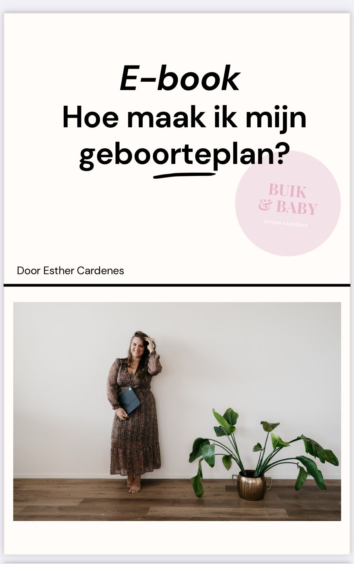 E-Book Hoe maak ik mijn geboorteplan?